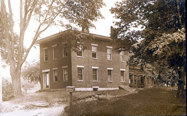 Unknown brick house, possibly Wilbraham